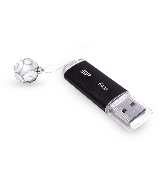 Флешка USB Silicon Power R/W 64Gb Ultima U02 SP064GbUF2U02V1K USB 2.0 черный
