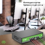 Коммутатор Digma DSP204F-2F-T80 V1, 6×100 Мбит/с, неуправляемый, фото7