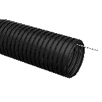 Труба гофрированная ПНД d32 мм с зондом черный (уп. 25 м) IEK CTG20-32-K02-025-1, фото 1