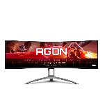 Монитор 48.8' AOC AG493UCX2 VA 5120x1440, 165 Гц, 1 мс, 32:9, 400 кд/м2, 3xHDMI, 1xDP, 1xUSB-C, изогнутый, черный, фото24