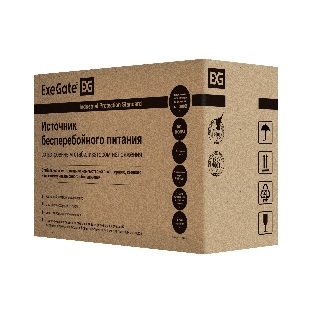 Источник бесперебойного питания ExeGate Power Back BNB-400.LED.AVR.4C13 <400VA/240W, LED, AVR, 4*C13, металлический корпус, Black>