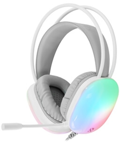 Гарнитура SmartBuy VAULT RGB белый, проводная, USB, подсветка
