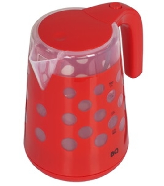 Чайник электрический BQ KT1713P Red. Мощность:2200 Вт, Объем 1,7л, LED подсветка