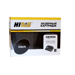 Расходные материалы Hi-Black CE255X  Картридж Hi-Black для принтеров  LaserJet P3015, черный, 12500 стр.   