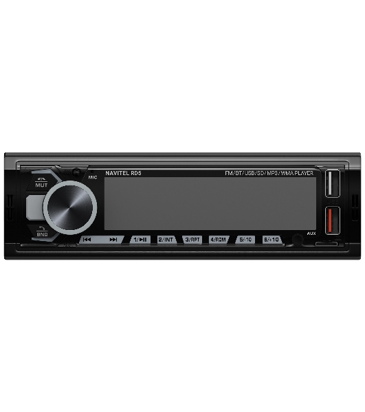 Автомагнитола Navitel RD5, 1 DIN, Bluetooth, USB Type-A, AUX, пульт ДУ