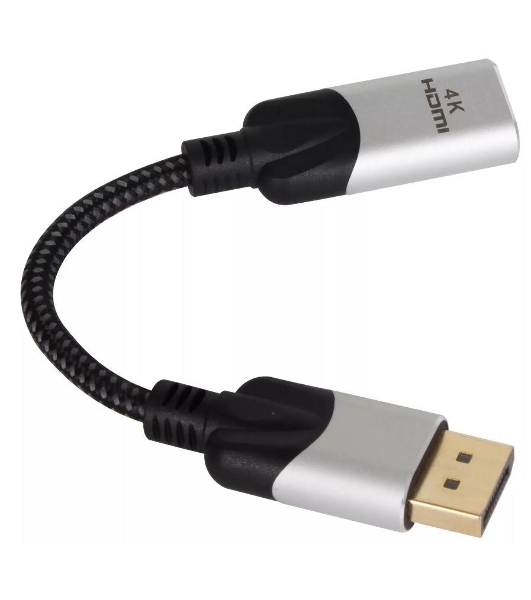 Кабель VCOM DisplayPort TO HDMI 4K 0.15 M CG621M-0.15