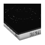 Встраиваемые электрические панели Kuppersberg ECS 639 F Электрическая независимая варочная панель, стеклокерамика KANGER, ширина 60 см, 4 зоны ускоренного нагрева HI-Light, управление электронное сенсорное/слайдер, 5 цифровых дисплев, 9 уровней мощности, автомаическое отключение, защита от детей/блокировка панели управления, индикаторы остаточного тепла, таймер, Stop & Go, черный, фото3