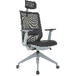 Кресло руководителя Бюрократ MC-G611NL-H черный Elastic-102 с подголов. крестов. 4-луч. пластик пластик серый, фото18