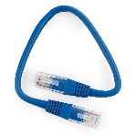 Патч-корд UTP Cablexpert cat.5e 0.25м, литой, многожильный, синий, фото4