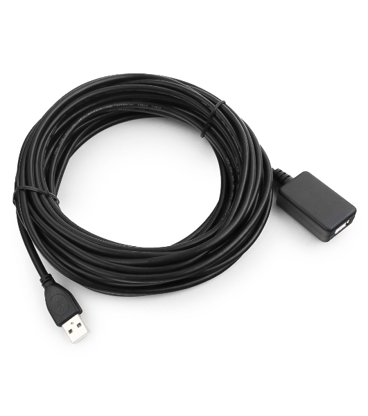 Кабель-удлинитель USB2.0 активный Gembird/Cablexpert UAE-01-10M, AM/AF, 10м