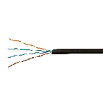 Кабель SkyNet Premium UTP outdoor 4x2x0,51, медный, FLUKE TEST, кат.5e, однож., 100 м, box, черный, фото 1