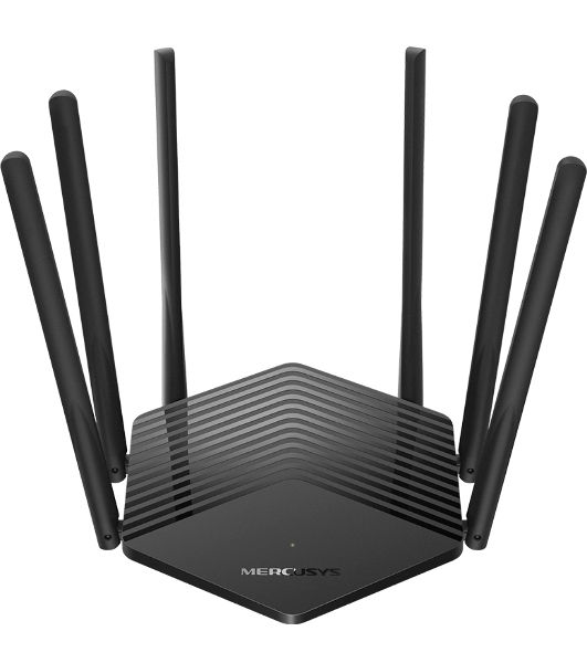 Роутер Mercusys AC1900 Wireless AC Gigabit Router, 600 Mbps at 2.4 GHz + 1300 Mbps at 5 GHz, 6×5dBi Fixed External Antennas with Beamforming, 2× G LAN Ports, 1× G WAN Port, Access Point Mode, 3X3 MU-MIMO, Parental Controls, Guest Network, Smart Connect