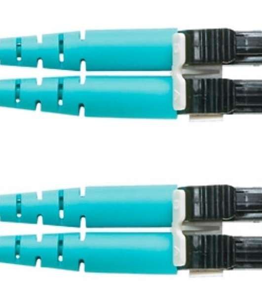Патч-корд Panduit FX2ELLNLNSNM003 2x50/125 OM3 LC дуплекс-LC дуплекс 3м LSZH аквамарин