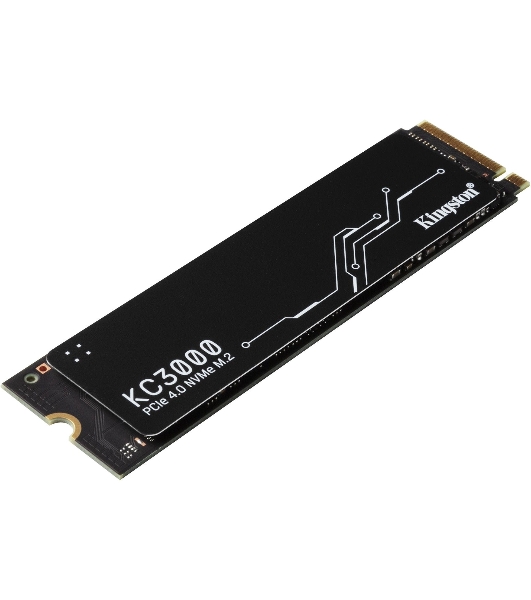 Накопитель SSD Kingston 512Gb M.2 KC3000 SKC3000S/512G (PCI-E 4.0 x4, up to 7000/3900Mbs, 3D TLC, NVMe, 400TbW, Phison E18, 22х80мм, LP heatsink)