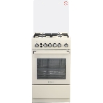 Плита газовая De Luxe 5040.40Г (КР) ЧР-013 бежевый, конфорок 4 газовых, духовка 46 л, 50 см x 85 см x 50 см, фото 1