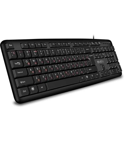 Клавиатура SVEN KB-S230 проводная, USB Type-A, чёрный