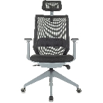Кресло руководителя Бюрократ MC-G611NL-H черный Elastic-102 с подголов. крестов. 4-луч. пластик пластик серый, фото17