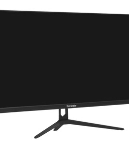 Монитор 27' ExeGate ProSmart EV2707A VA 1920x1080, 75 Гц, 5 мс, 16:9, 280 кд/м², 1xHDMI, 1xVGA, 3.5 мм, черный