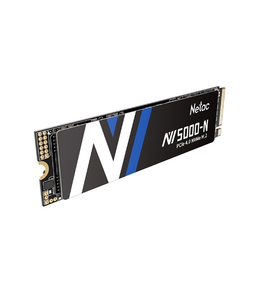 Накопитель SSD Netac NV5000 Pro, 500Gb, M.2 2280, PCIe 4.0 x4, NVMe, R/W 4800/2700, с радиатором