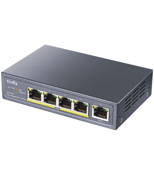 Коммутатор Cudy GS1005P, 5×1 Гбит/с