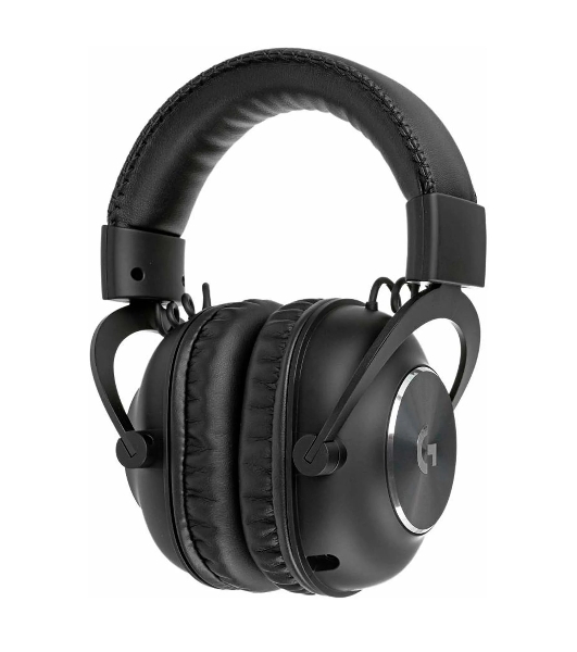Гарнитура Logitech G PRO X чёрный, беспроводная, USB, подвижный микрофон, отсоединяемый кабель 2 м