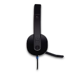 Гарнитура Logitech USB Headset H540 чёрный, проводная, USB, фото9