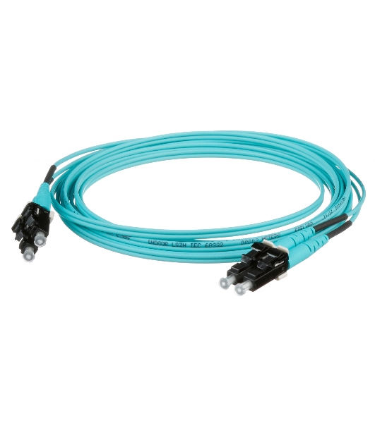 Патч-корд Panduit FX2ELLNLNSNM003 2x50/125 OM3 LC дуплекс-LC дуплекс 3м LSZH аквамарин