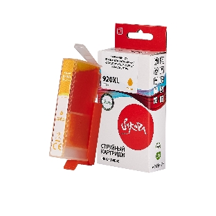 Картридж струйный Sakura CD974AE (№920XL Yellow) для HP, желтый, 14,6 мл., 980 к.