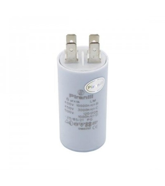 Конденсатор CBB60 6мкФ 450V (4 клеммы, крепление болтом) 304023