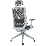 Кресло руководителя Бюрократ MC-G611NL-H черный Elastic-102 с подголов. крестов. 4-луч. пластик пластик серый, фото14
