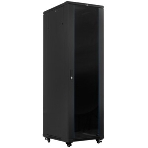 Шкаф серверный Lanmaster (TWT-CBB-47U-6X10-G1) напольный 47U 600x1000мм пер.дв.стекл металл 2 бок.пан. 800кг черный, фото3