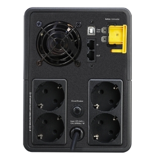 Источник бесперебойного питания APC Back-UPS BX2200MI-GR 1200Вт 2200ВА черный