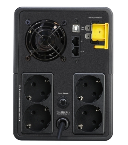Источник бесперебойного питания APC Back-UPS BX2200MI-GR 1200Вт 2200ВА черный