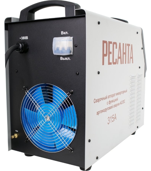 Сварочный аппарат Ресанта САИ-315АД инвертор MMA DC/TIG DC 13.8кВт