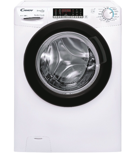 Стиральная машина Candy Smart Pro Inverter CSOW43 646TWMB-07 белый, загрузка фронтальная 6 кг, 1300 об/мин, класс B