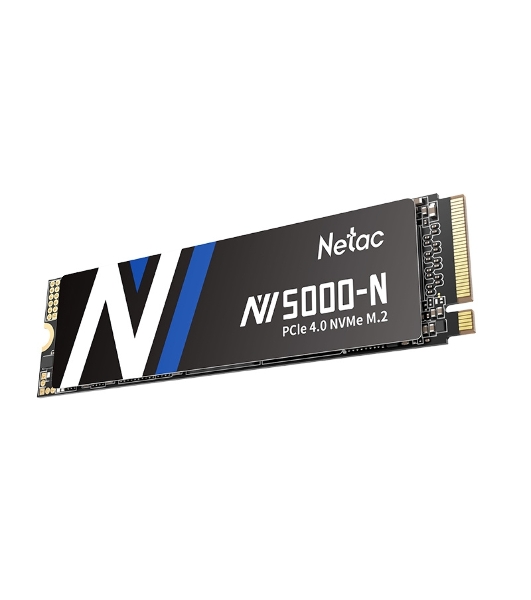 Накопитель SSD Netac NV5000 Pro, 500Gb, M.2 2280, PCIe 4.0 x4, NVMe, R/W 4800/2700, с радиатором