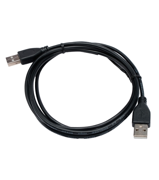 Кабель USB2.0 Cablexpert CC-USB2-AMAM-1.8M, AM/AM, экран, 28/26AWG, медь, Pro, 1.8м, черный, пакет