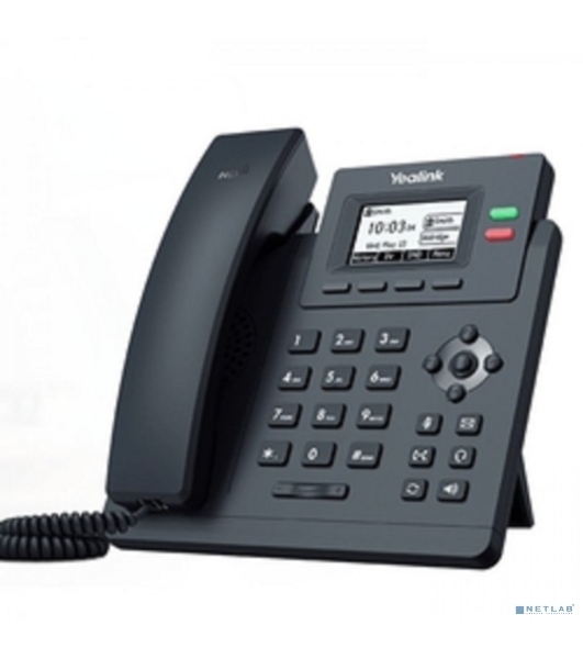 Настольный IP-телефон YEALINK SIP-T31W, 2 аккаунта, дисплей 2.3', Wi-Fi, PoE, БП шт