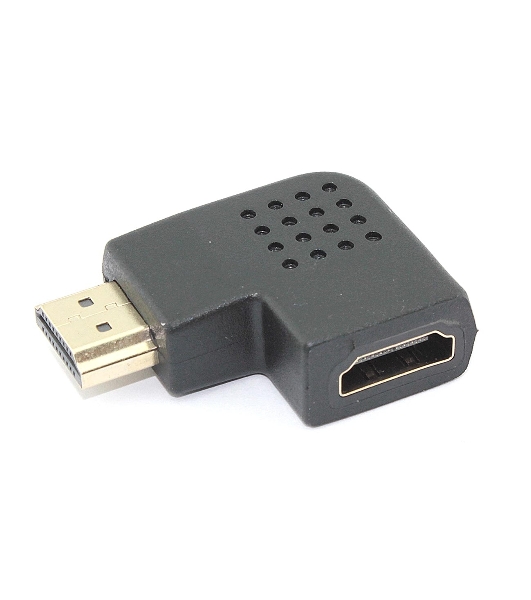 Удлинитель HDMI папа-мама угловой влево