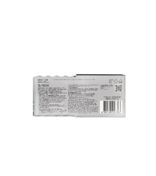Алкалиновые батарейки GP Super Alkaline G-Tech 24А ААA - 40 шт. в пленке