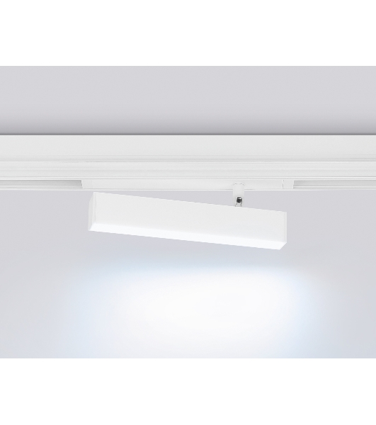 Управляемый светодиодный светильник для шинопровода Magnetic Ambrella light GL1321 WH белый IP20 12W 3000K-6400K 220V 120° 232*25*112 (Без ПДУ)