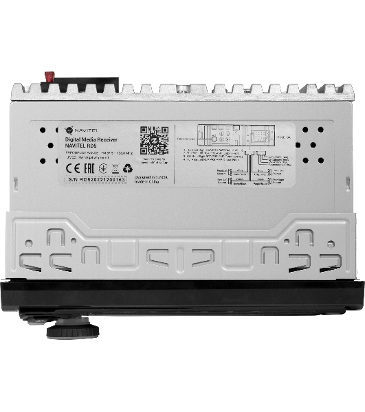 Автомагнитола Navitel RD5, 1 DIN, Bluetooth, USB Type-A, AUX, пульт ДУ