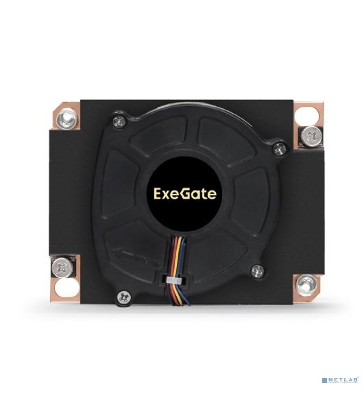 Кулер для процессора ExeGate ESNK-P0067APS4.1U.3647.Cu черный, 80 мм, медь, 6600 об/мин, 64 дБ, 4 pin, 165 Вт, 27.3 мм