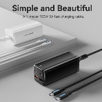 Сетевое зарядное устройство Vention на 4 порта GaN 100W USB (C+C+A+A) черный, шт., фото10