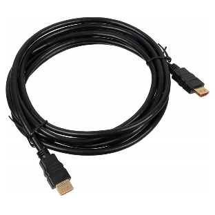 Кабель аудио-видео Buro HDMI (m)/HDMI (m) 3м. позолоченные контакты черный