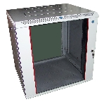 Шкаф настенный ЦМО ШРН-М-12.500 12U 600x520мм пер.дв.стекл съемные бок.пан. 50кг серый, фото18