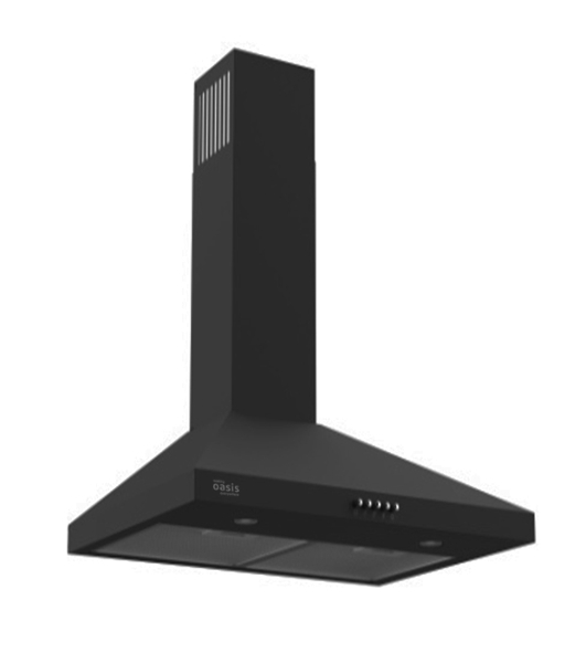 Вытяжка каминная Oasis KB-60B (FR) черный, 60 см, 600 куб. м/ч, 44 дБ