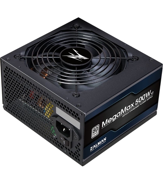 Блок питания Zalman ZM500-TXII V2 retail, 500Вт, 80 PLUS, 120мм, черный