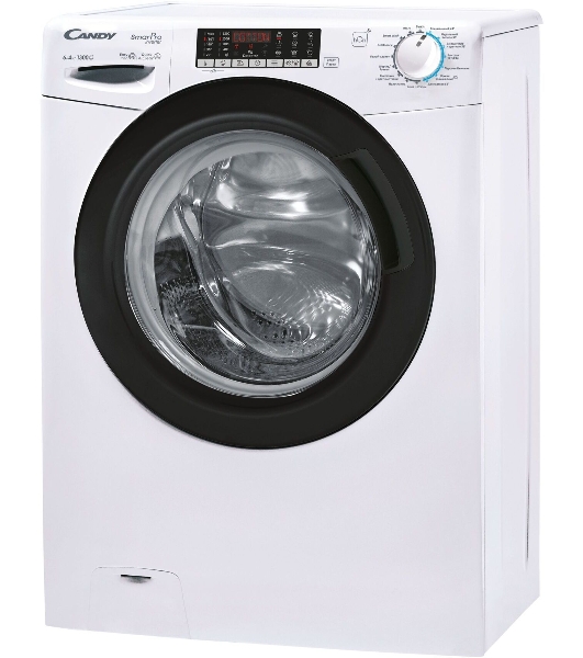 Стиральная машина Candy Smart Pro Inverter CSOW43 646TWMB-07 белый, загрузка фронтальная 6 кг, 1300 об/мин, класс B