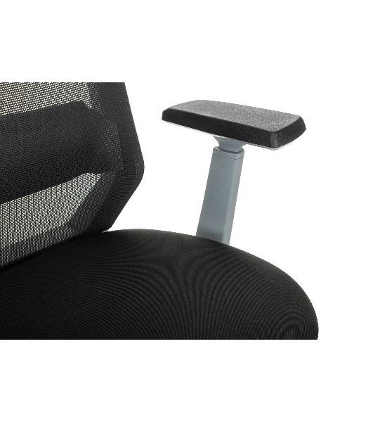 Кресло руководителя Бюрократ MC-G611NL-H черный Elastic-102 с подголов. крестов. 4-луч. пластик пластик серый